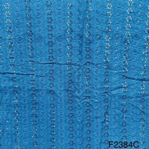 Chikankari Rayon Fabric-F2384
